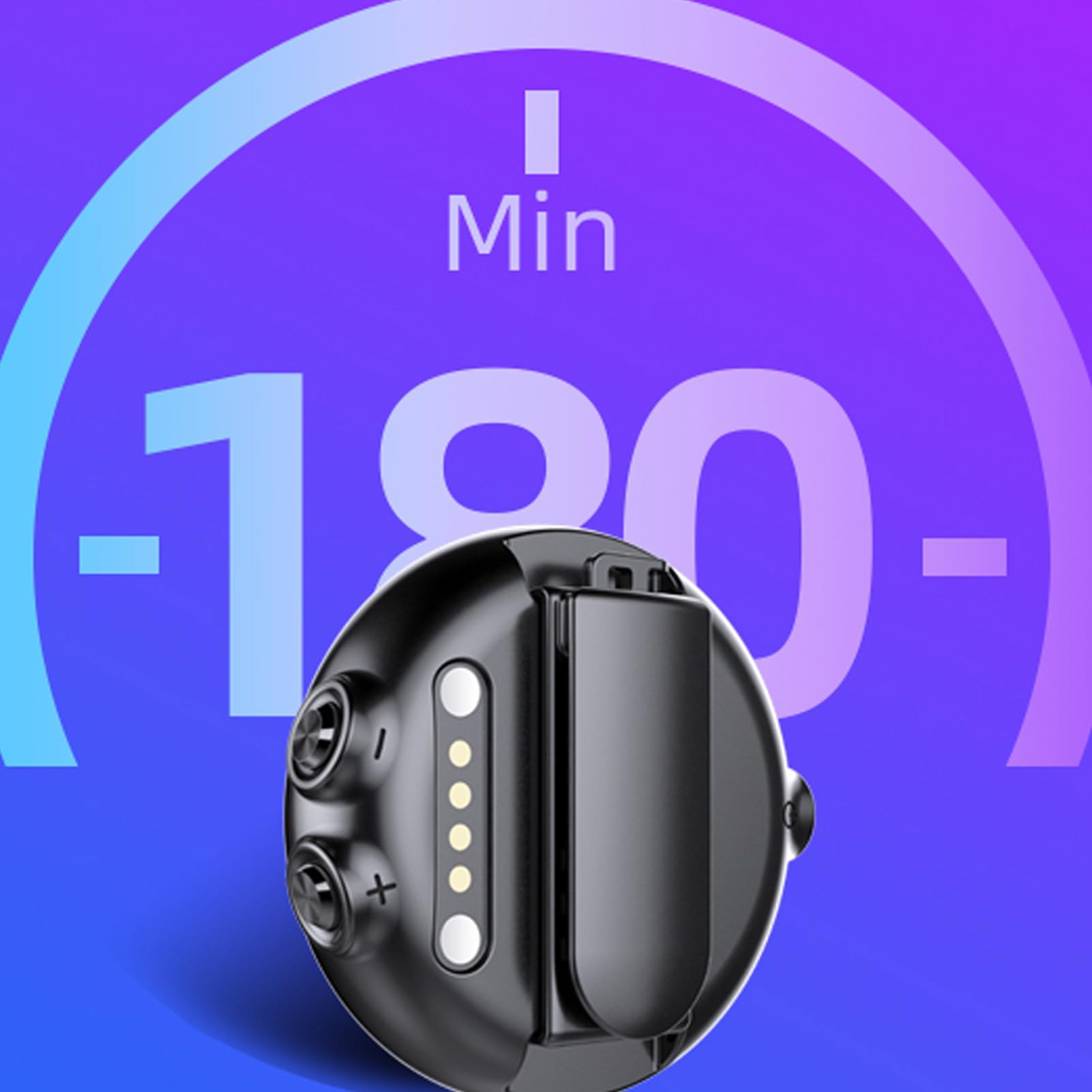 Reloj Grabadora de Voz, AI Inteligente Gran Angular Grabadora de Voz Pulsera Sincronización Tiempo HD Reducción de Ruido para Clase para Reunión (16g)