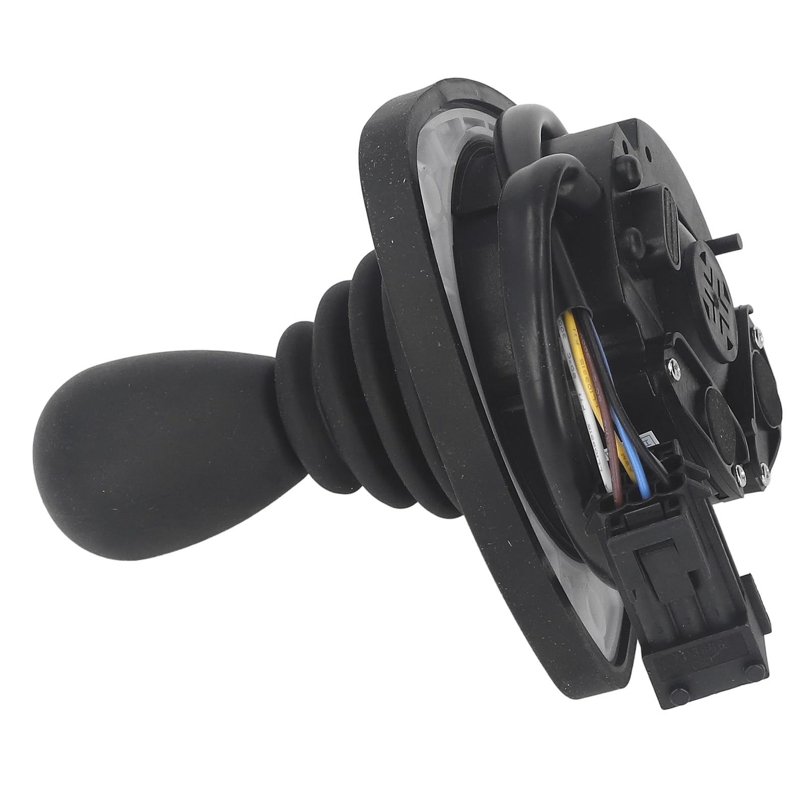 Joystick Idraulico in Materiale di Acciaio Legato, Joystick di Controllo Cavo con Valvola Remota a 360 Gradi per Carrello Elevatore, Trattore, Caricatore di Trattori