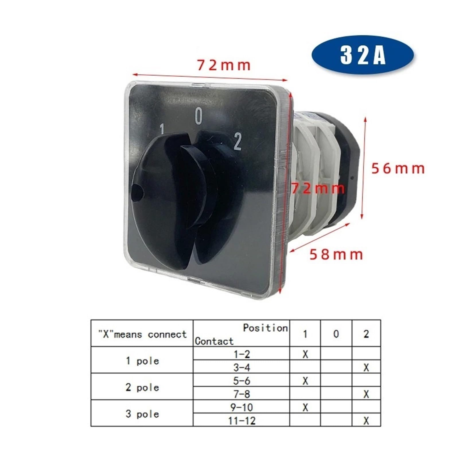 Isolator Switch, OT100F4N1 10156243 4P | 100A OT(16-160A) Series, 1SCA105020R1001