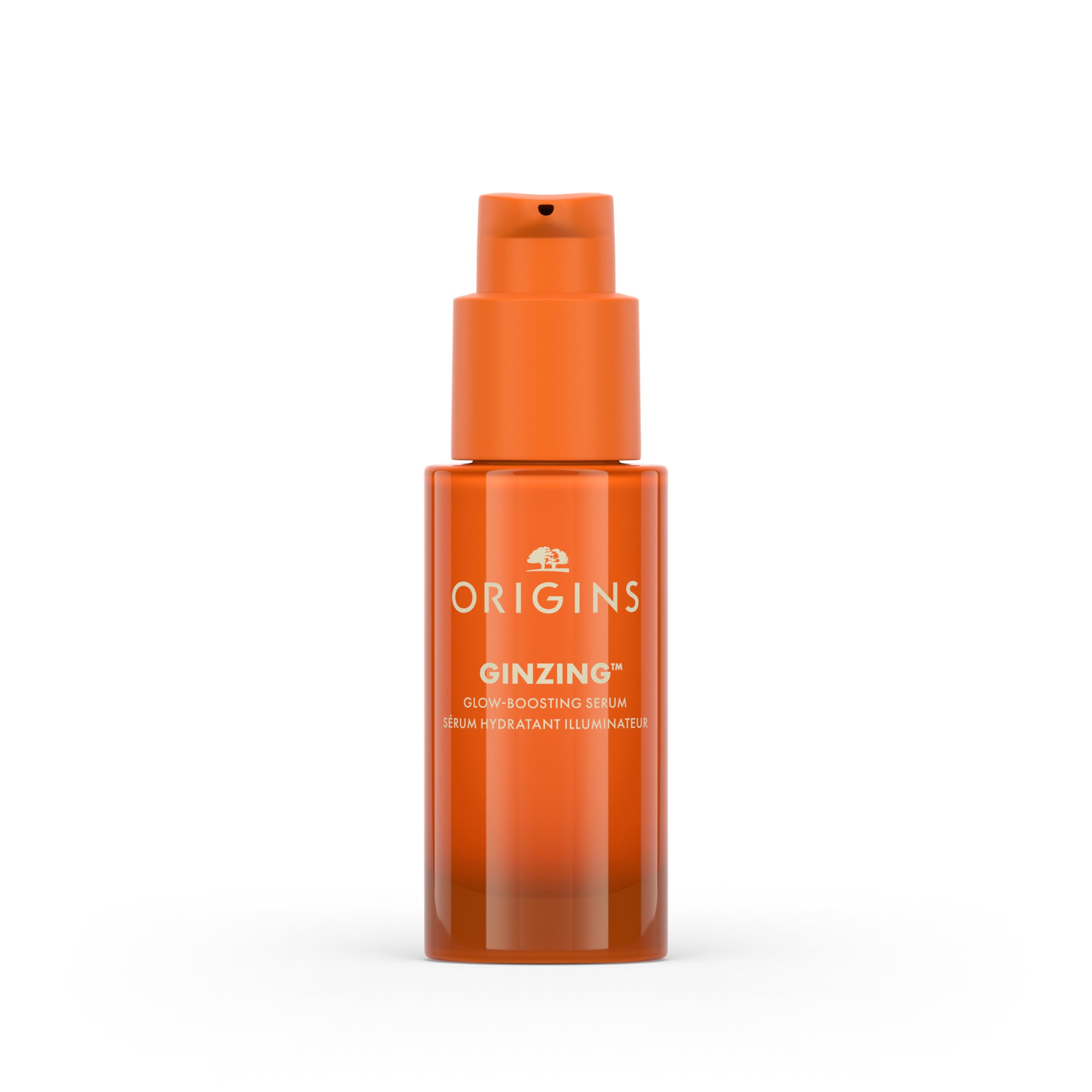 Origins GinZing Glow-Boosting Vitamin C Serum with Caffeine & Ginseng | Smoother Skin & Less Visible Pores, 30 ml