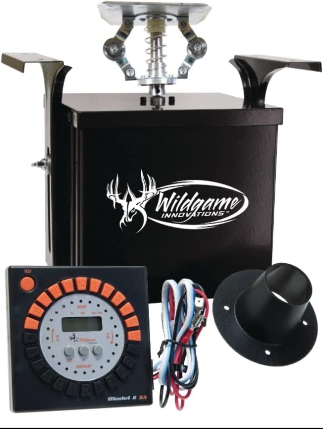 Amazon.co.jp Wildgame Innovations Evolution Feeder 6V デジタルパワーコントロールユニット 野生生物餌やり機用 プログラム可能なフィーダー