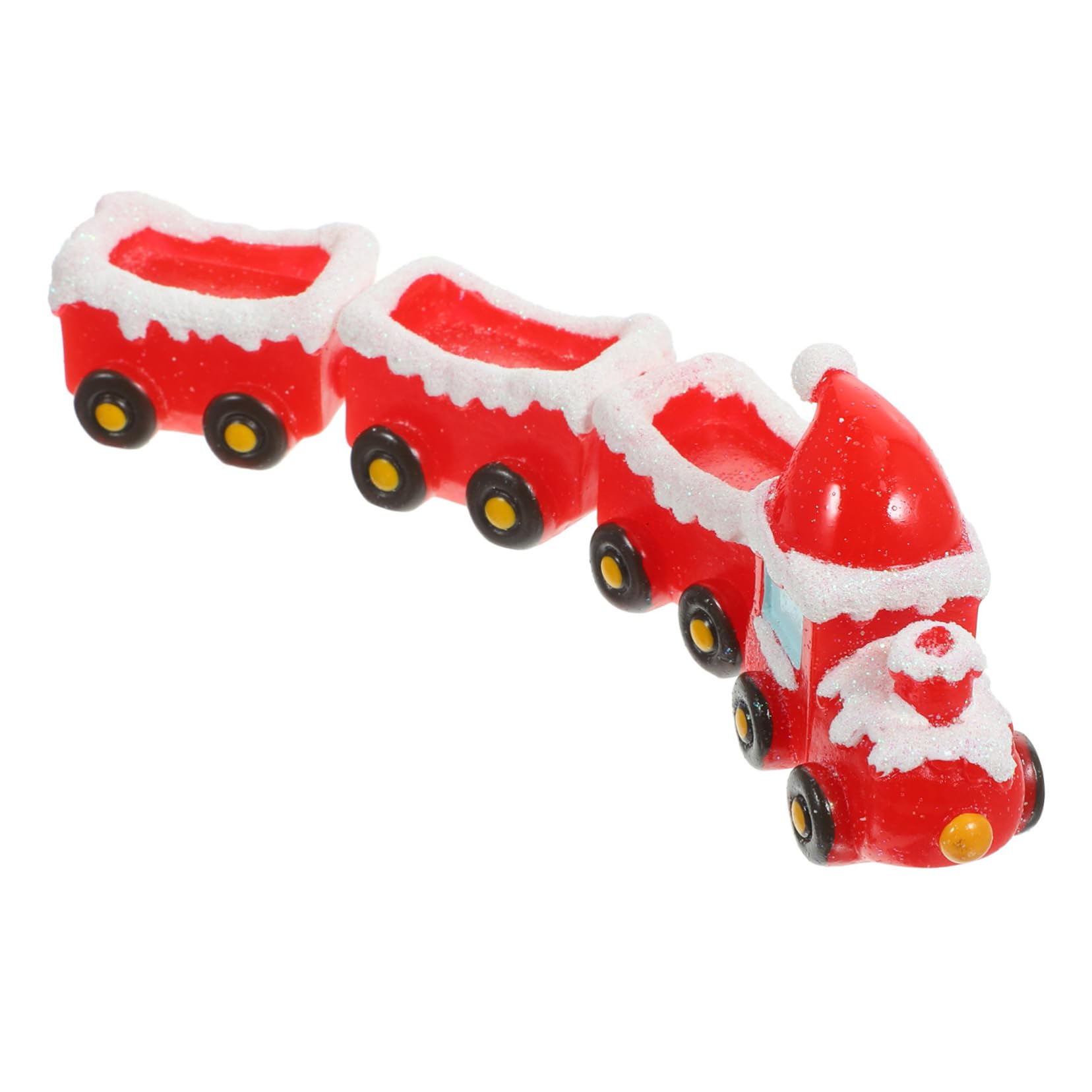 Mobestech 5 Set Ornamenti del treno di Natale scena cervo Figurina Natività Nozze casette natalizie natale casa miniature natalizie da realizzare decorazioni natalizie in miniatura resina