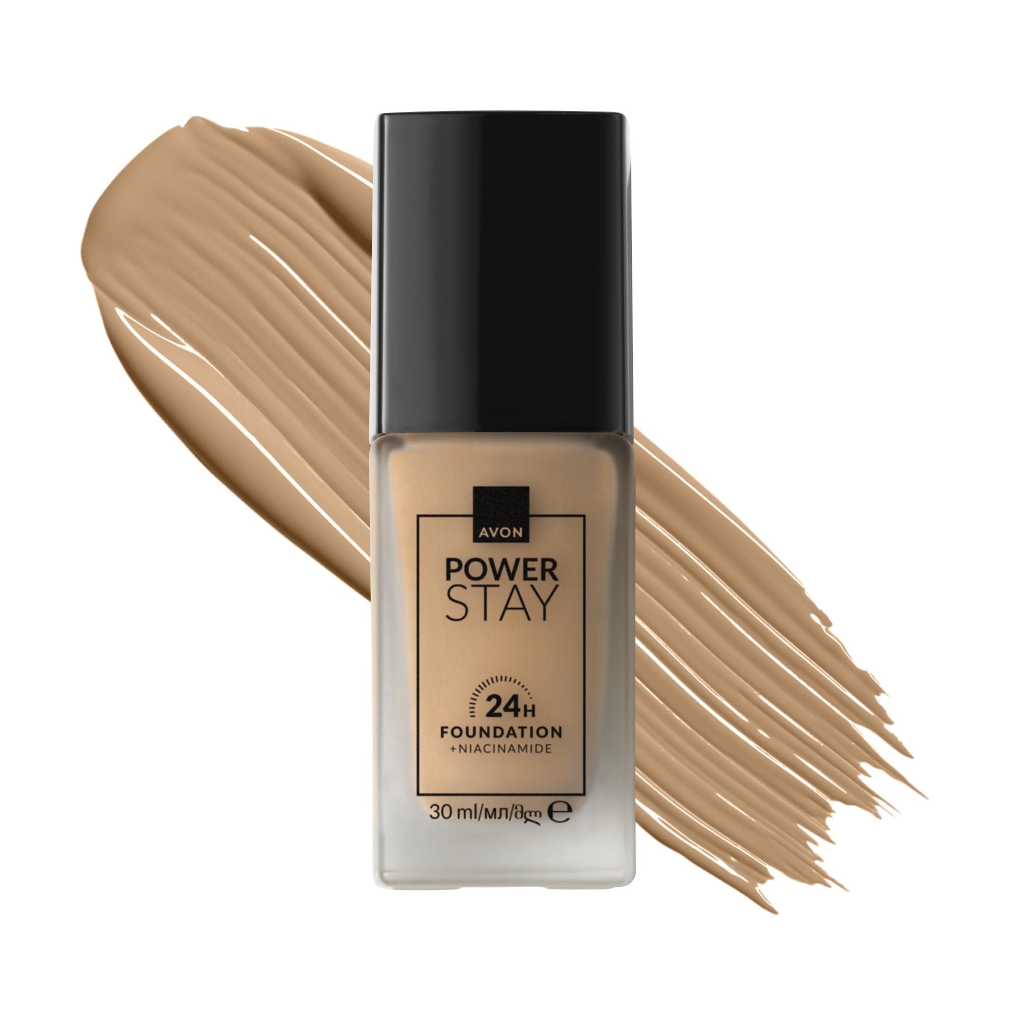 Avon Power Stay 24 Hour Longwear Foundation SPF10, True Beige 260G, Colour Lock Technology, Breathable, Natural-Looking Formula, 35 Shades, Cruelty Free