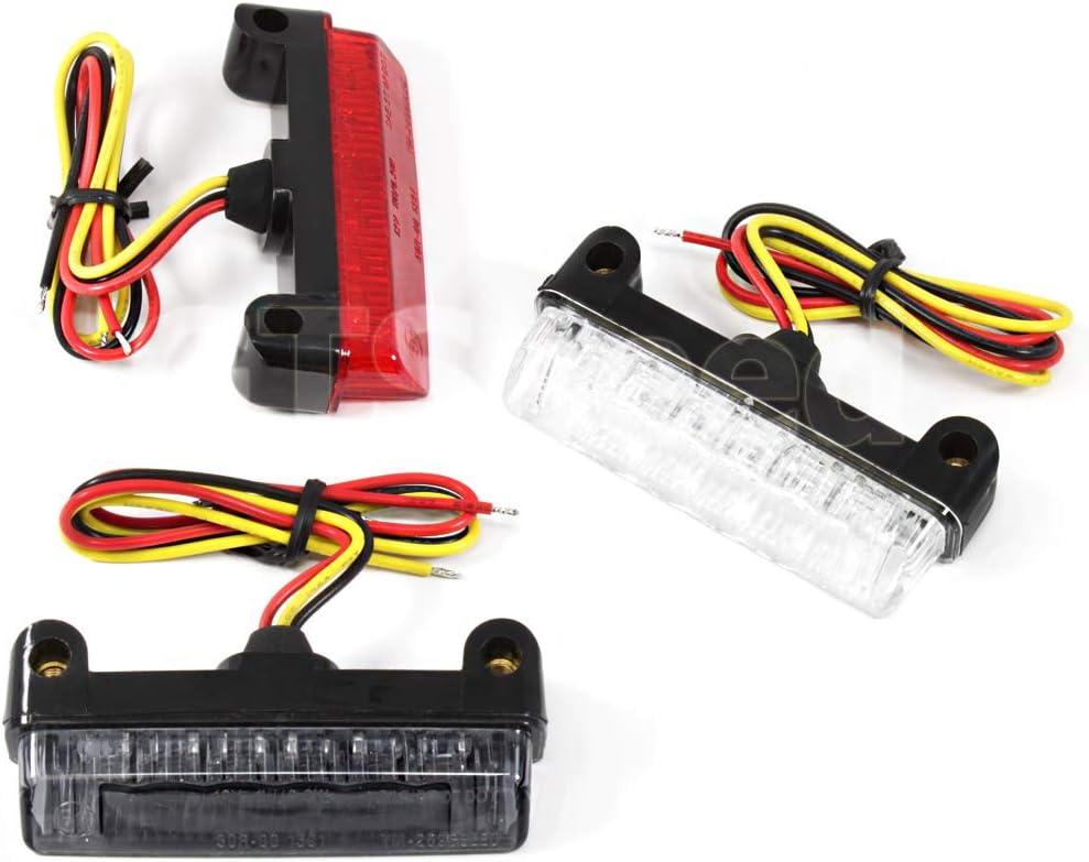 Mini Motorcycle LED Rear Taillight Lamp Indicator Brake Light, Red