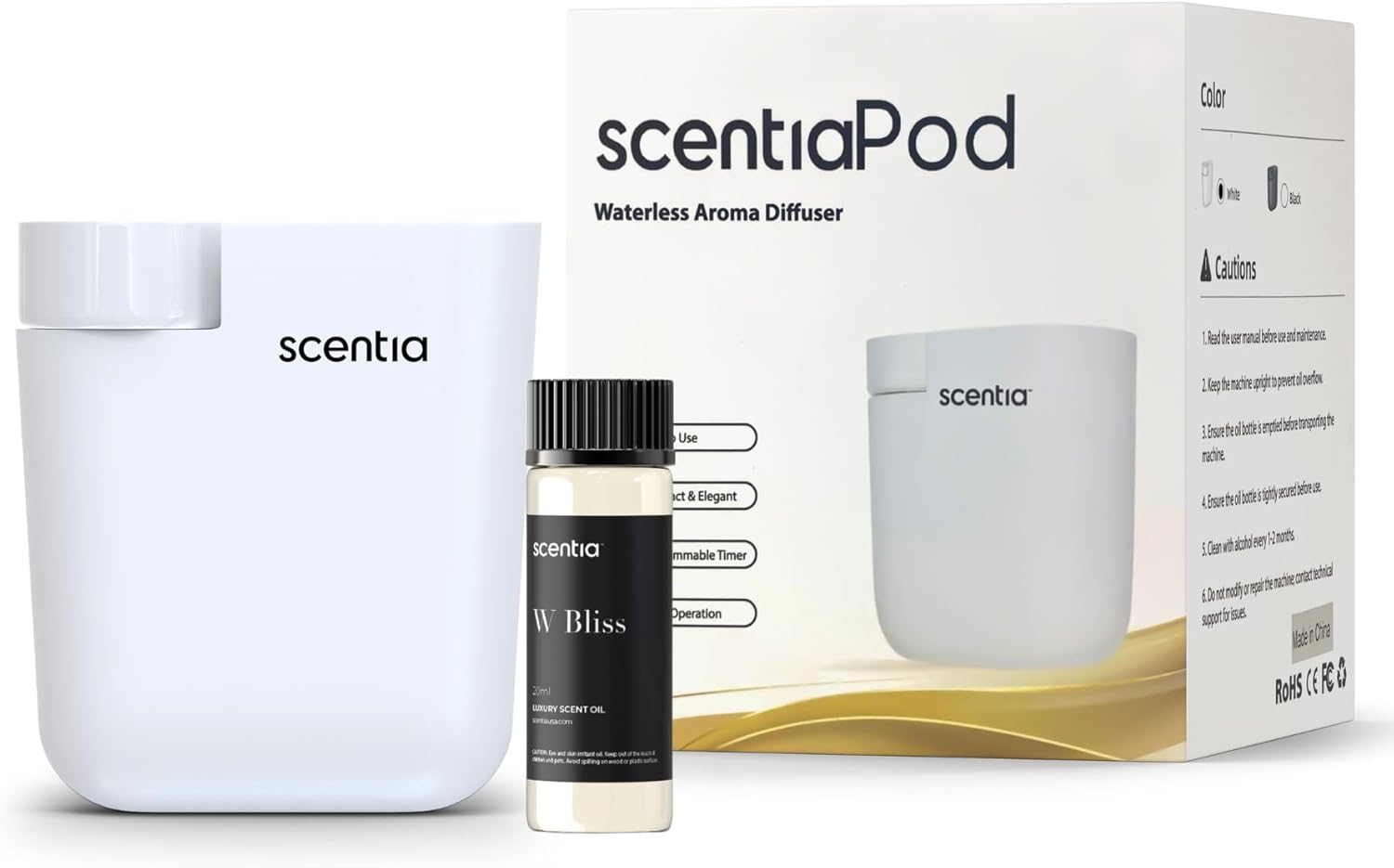 Amazon.com: Home Scent Diffuser Starter Kit |Plug in Waterless Aroma ...