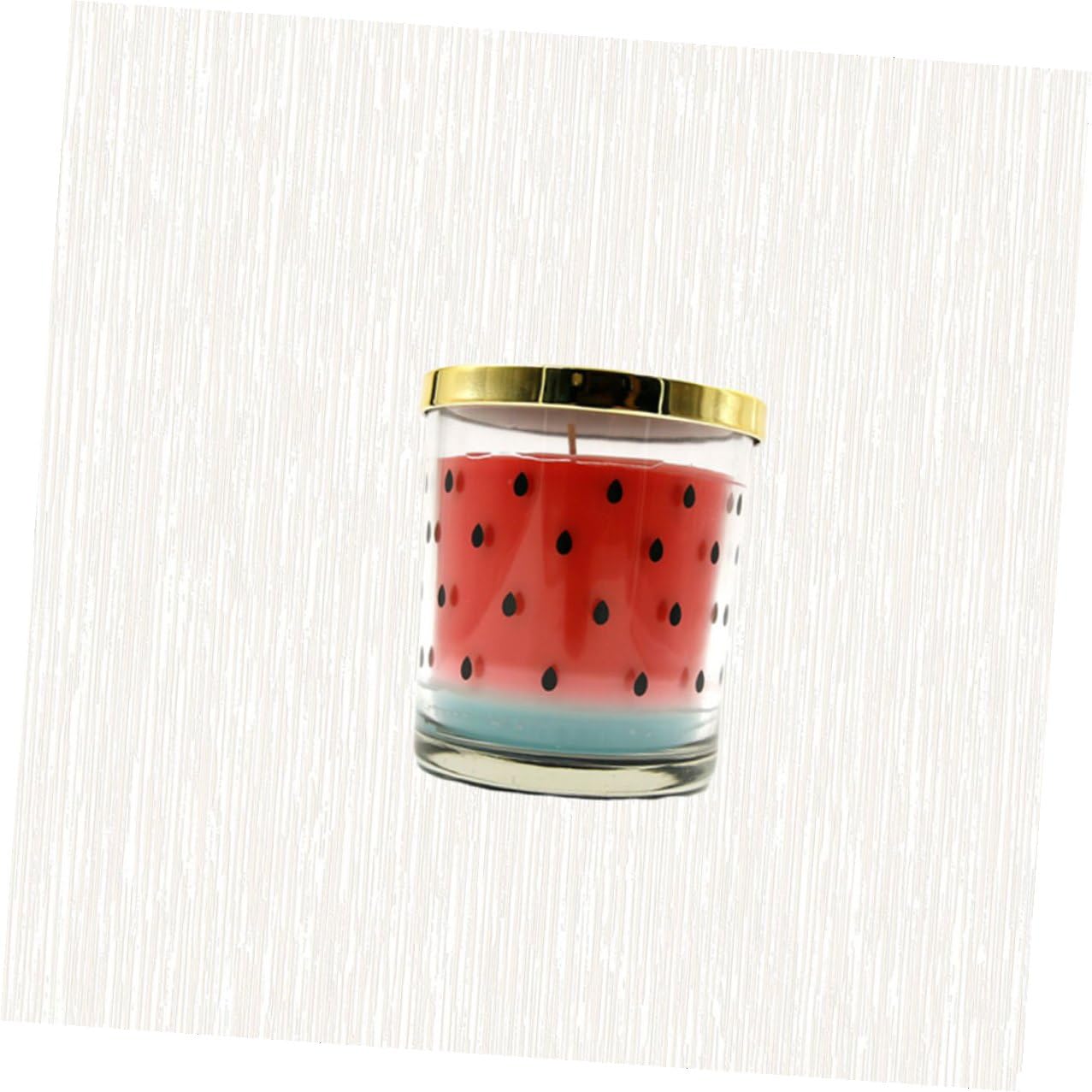 Healifty Velas sin Humo Forma de Sandía Hechas a Mano Cera Vegetal y Aceites Esenciales Naturales para Aromaterapia en Hogar y Ducha