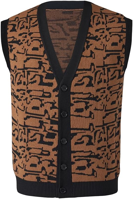 iSHOWcos Ferris Bueller Day Off Costume 80's Movie Day Off Button Up Halloween Costume Sweater Vest