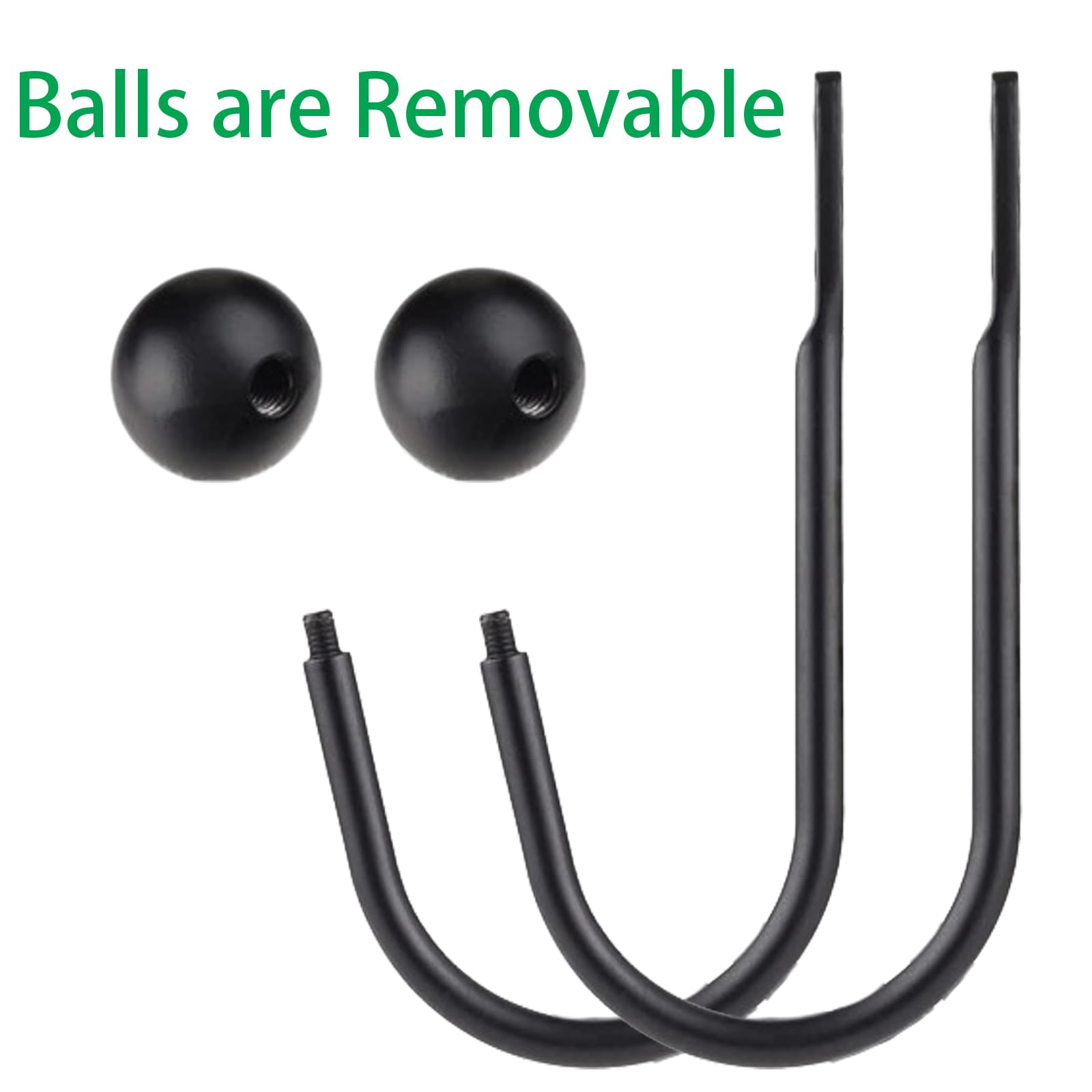 4 Ferma Tende Metallici A U - Argento, Per Decorare E Organizzare La Casa - Foto 9