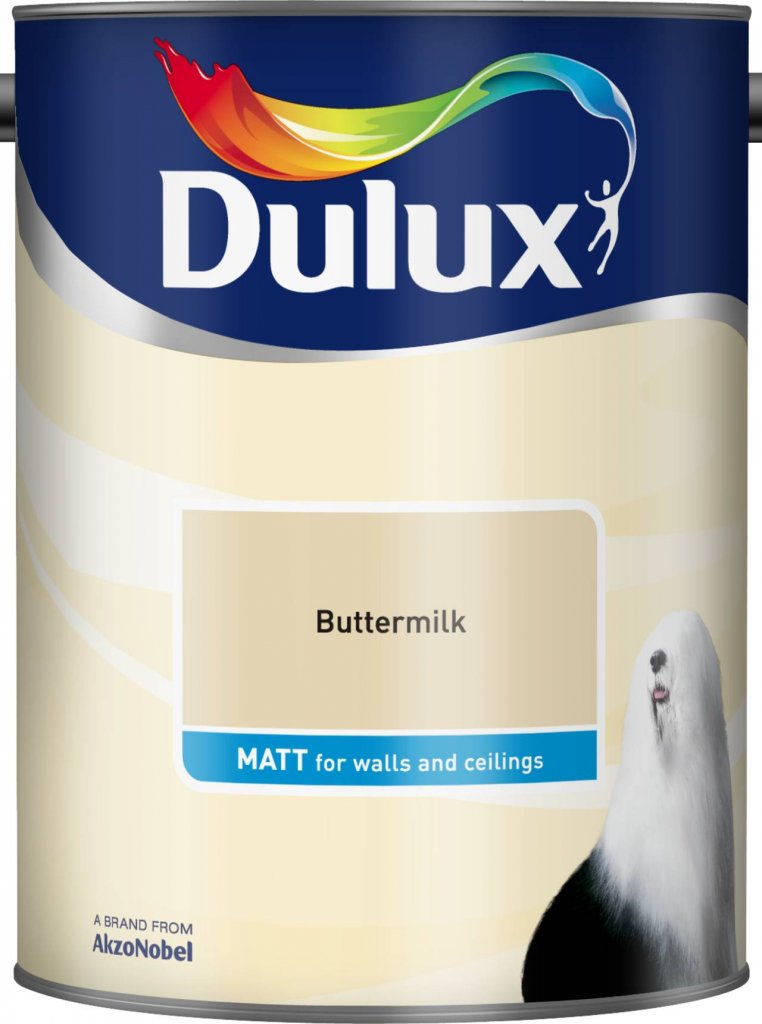 Dulux Matt 5L Buttermilk (128708)
