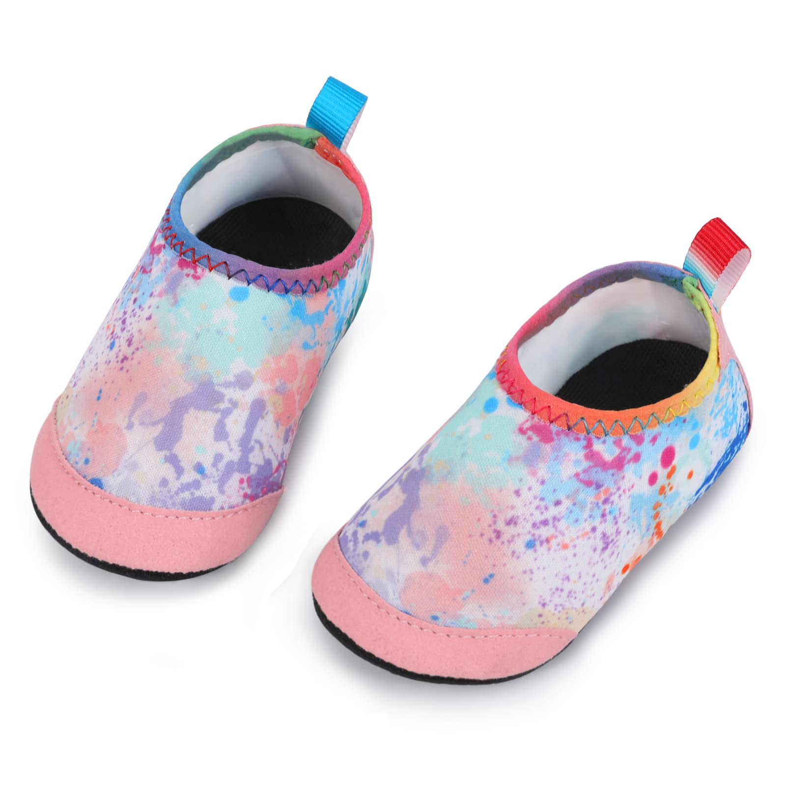 Baby Boys Girls Water Shoes Toddler Beach Shoes Barefoot Aqua Socks Non-Slip for Pool Beach — view 32