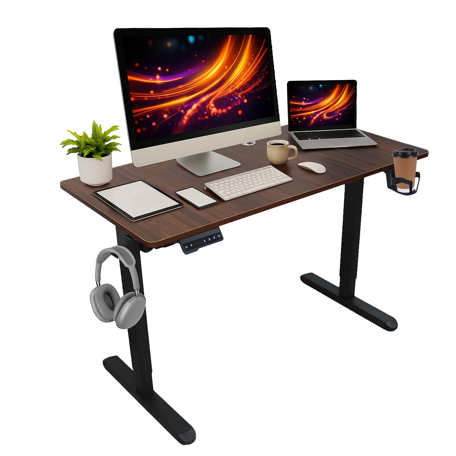 Amazon | 【姿勢がラクな 昇降範囲 65~110cm】Skyvance 電動 昇降