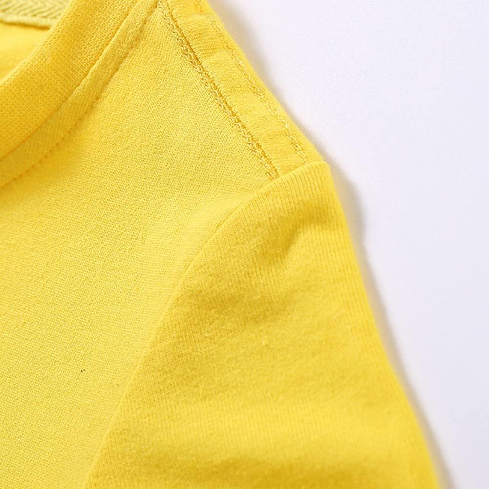 Baby Toddler Solid Color Short Sleeve T-Shirts for Boys Girls Summer Basic Cotton Crewneck Tee Shirt Tops - Image 3