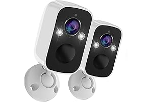 2 Pack Security Cameras for Home Security Outdoor Wireless WiFi