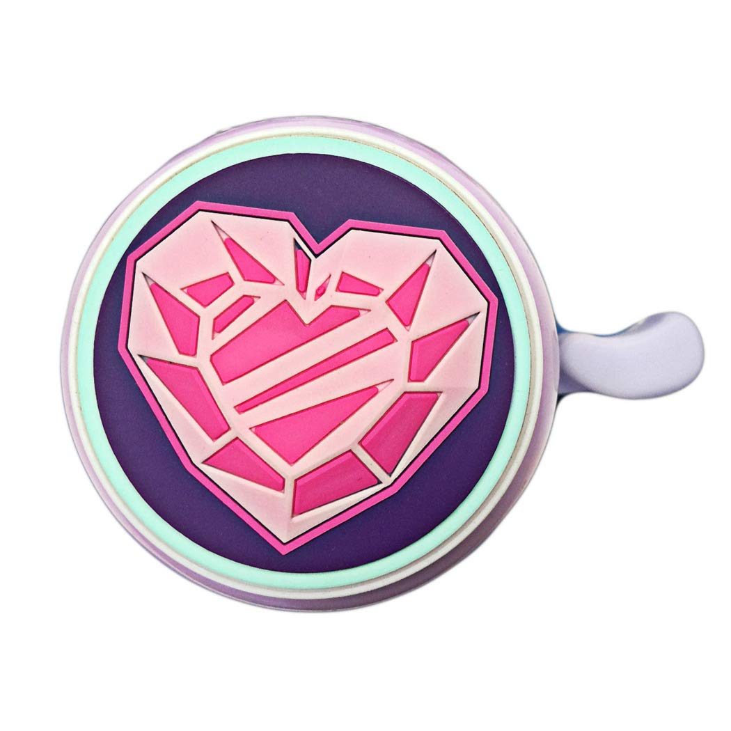 Raskullz Kids Bike Accessories, Dazzlin' Heart Bell