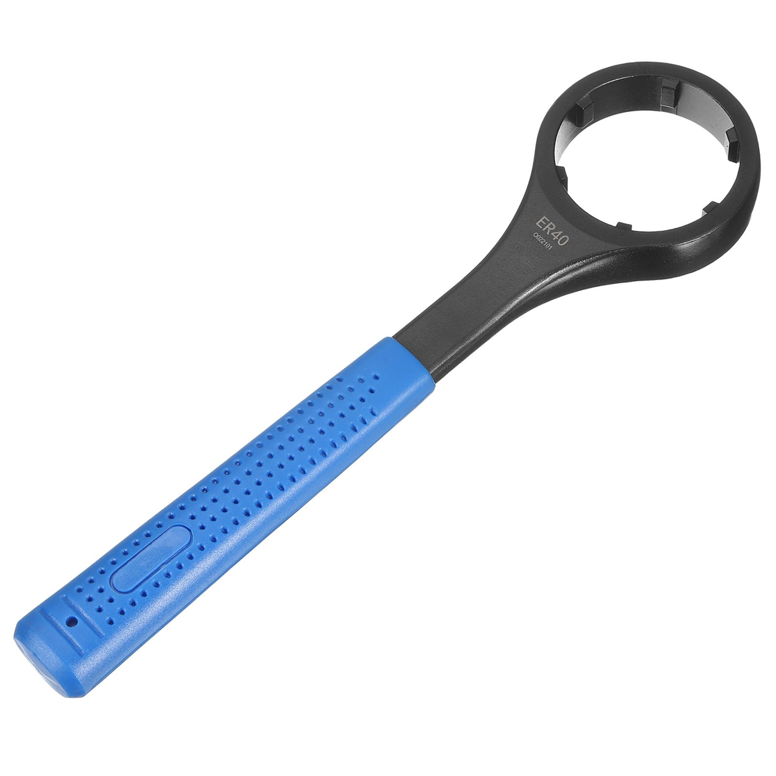 uxcell ER40UM O-Type Collet Chuck Wrench Spanner 40CrV Integral Type Nut Spanner with Non-Slip Handle for Clamping Nut Milling Machine Lathe Chuck Holder Tools