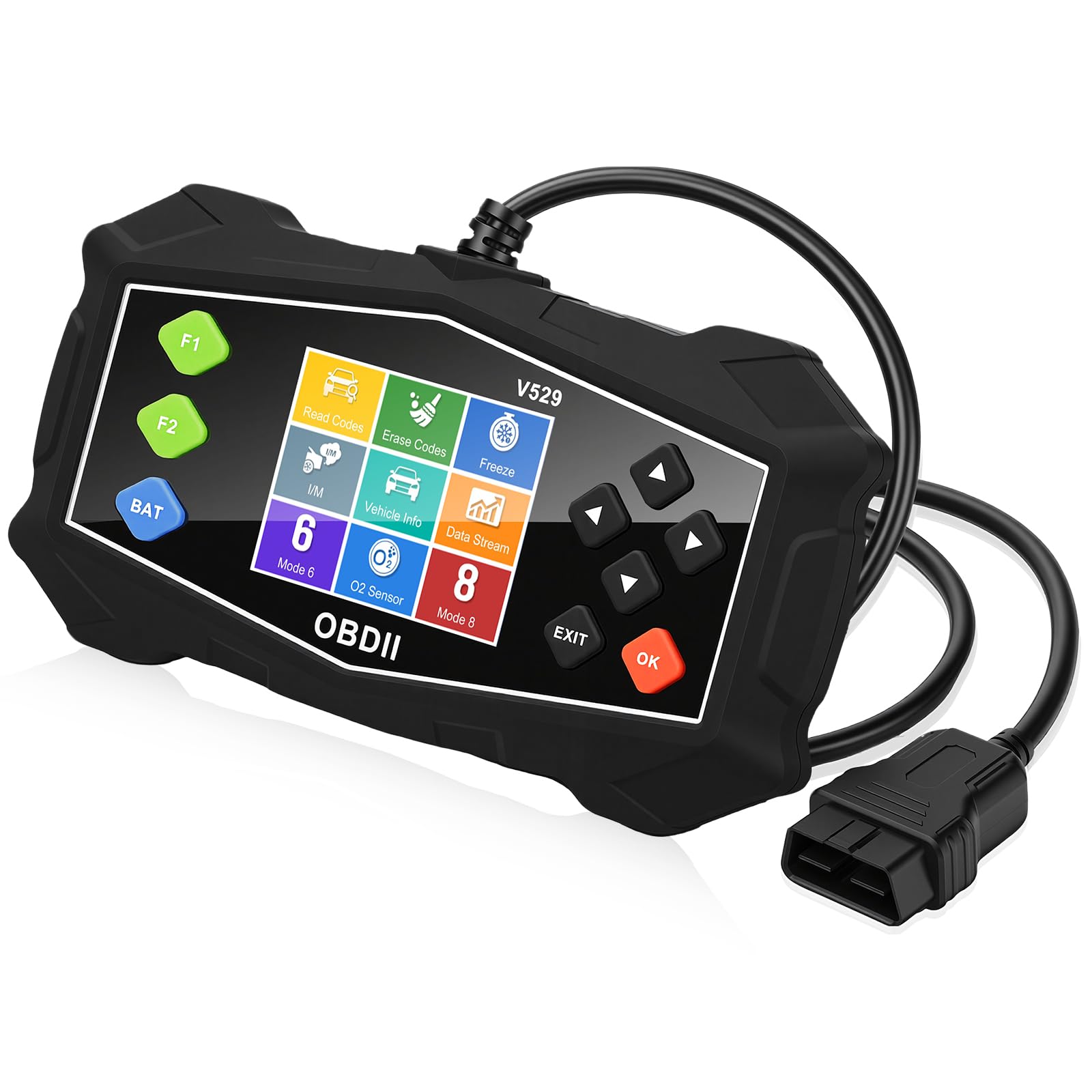 diymore OBD2 Scanner Car Diagnostic Engine Fault Code Reader with 35,901 DTC Database, Check Engine Light Reset Tool for All OBDII Vehicles for BMW Audi VW Mercedes — view 10