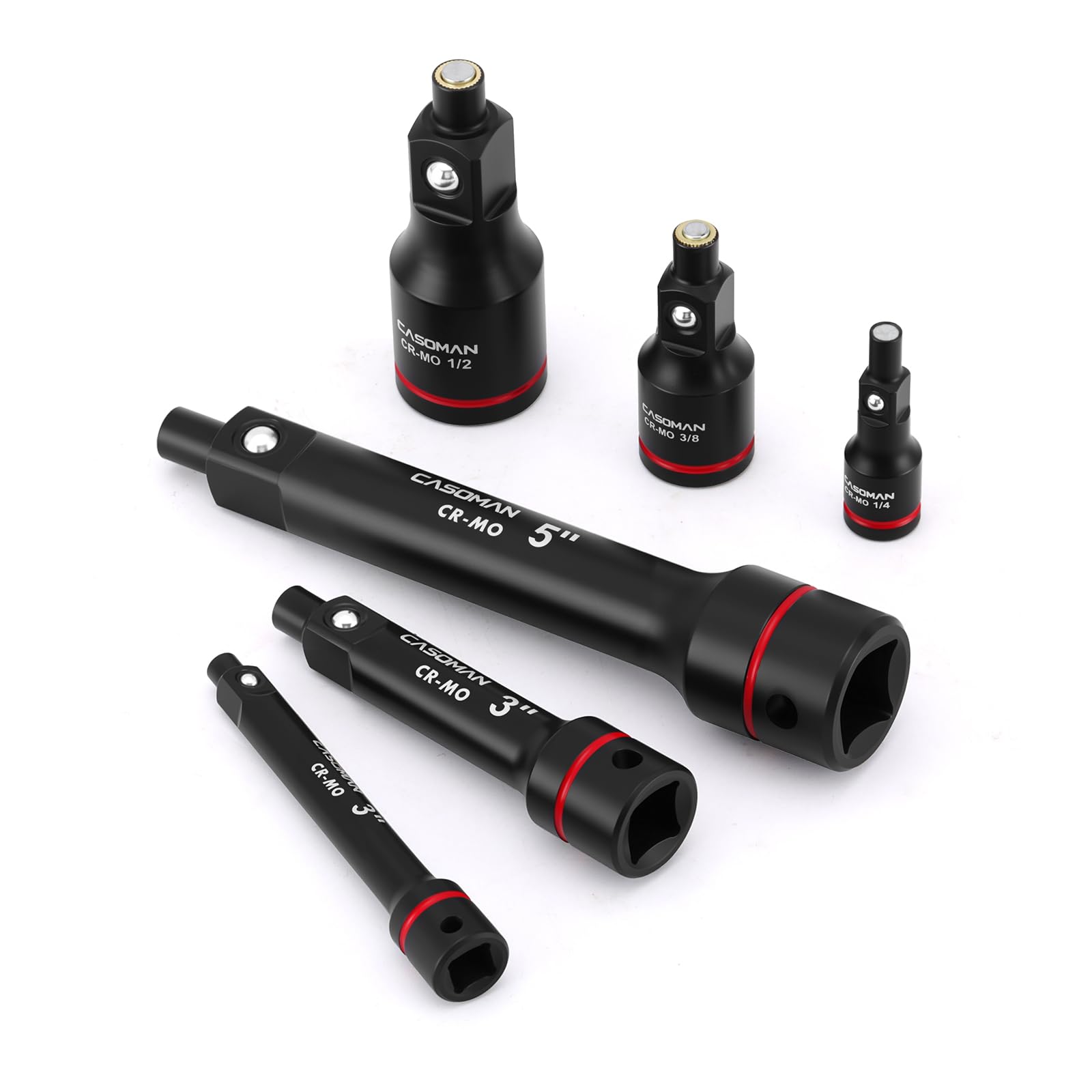 Juego de extensión magnética de 6 piezas soluciona la pérdida de tornillos en motores