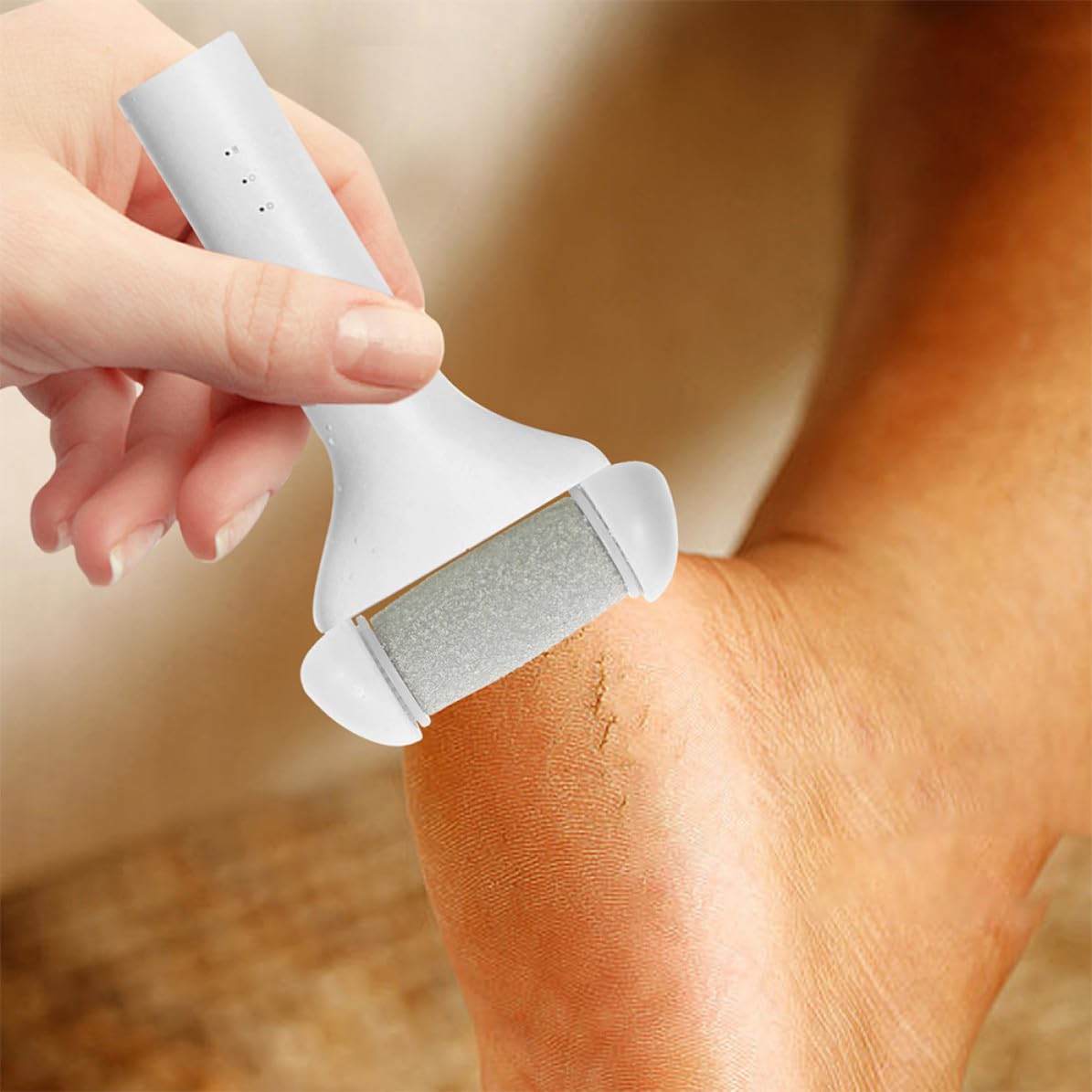 Set 6 Testine di Ricambio per Rimuovi Calli Elettrico, Accessori Pedicure in Plastica, Facili da Pulire, per Talloni Screpolati e Cura dei Piedi