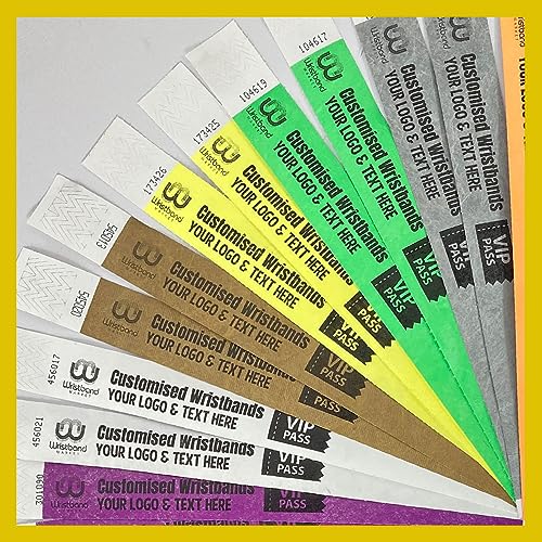 Bracelets anti-fraude en Tyvek pour éliminer les intrusions lors de vos fêtes et événements