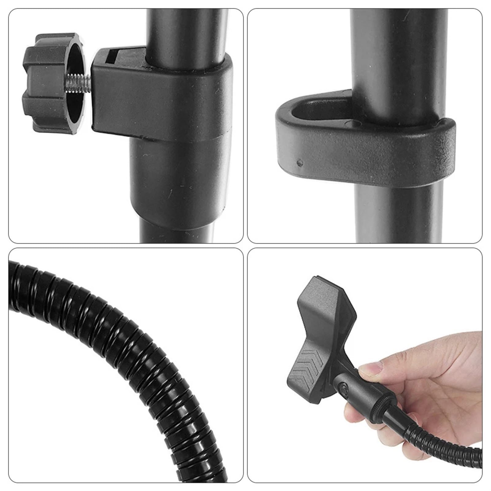 Support De Microphone Trépied for chanter avec sol, amovible, réglable en hauteur, pratique, support de Microphone for Streaming en direct