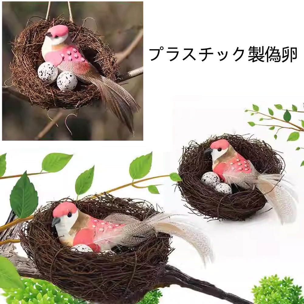 Amazon | プラスチック卵 偽卵 鳥おもちゃ 6個セット 小鳥 繁殖用品