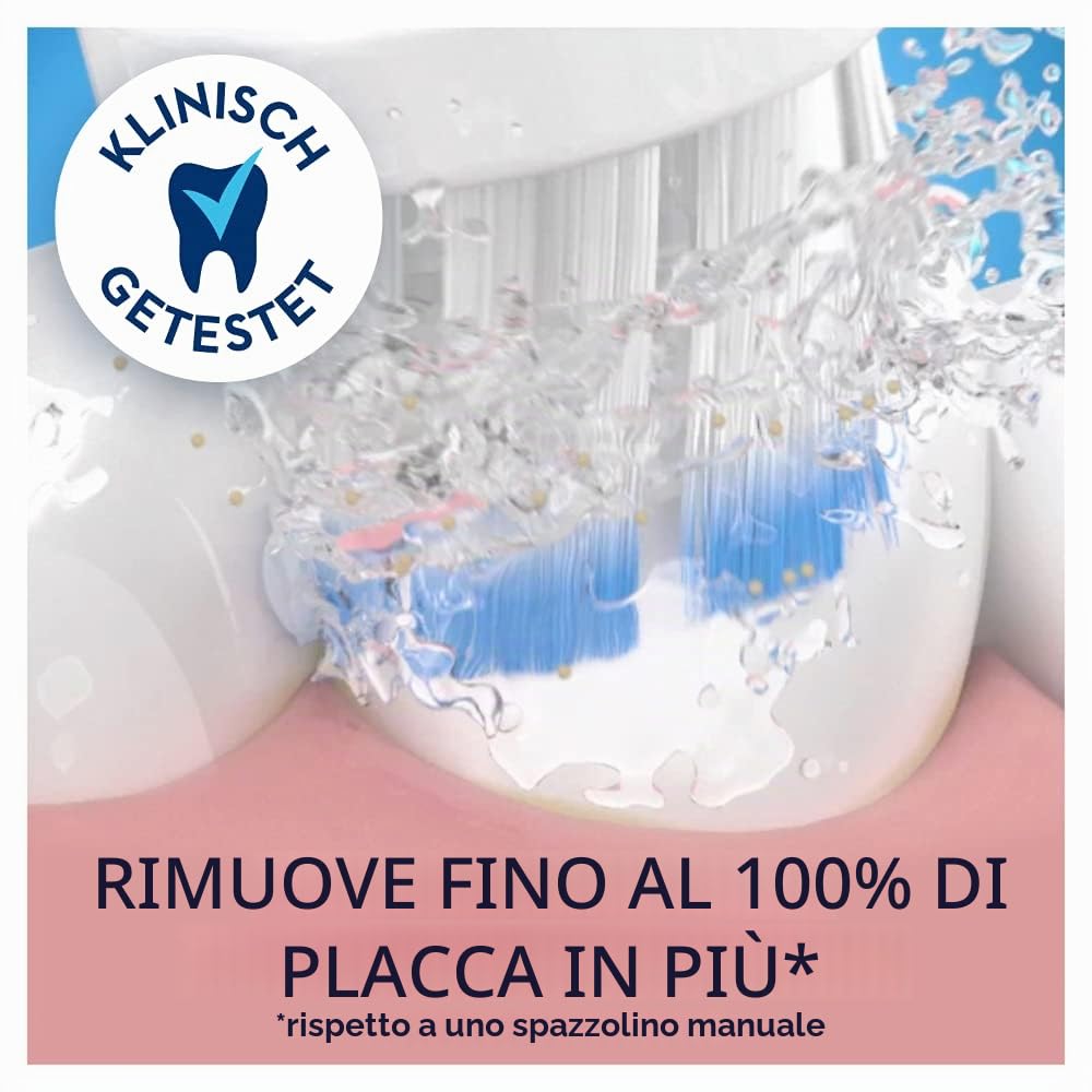 Oral-B Sensitive Clean - Testine per spazzolino elettrico, garantiscono la pulizia delicata dei denti, tecnologia ultra sottile, 8 pezzi
