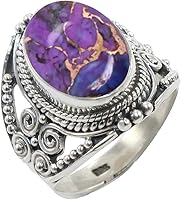 Vista 17 de Anillo de Plata Esterlina 925 para Mujeres con Piedra Preciosa Natural, Anillo de Compromiso de Plata Esterlina, Piedra Natal de Junio con Engaste