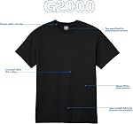 Gildan Mens G2000 Ultra Cotton Adult T-Shirt, 2-Pack