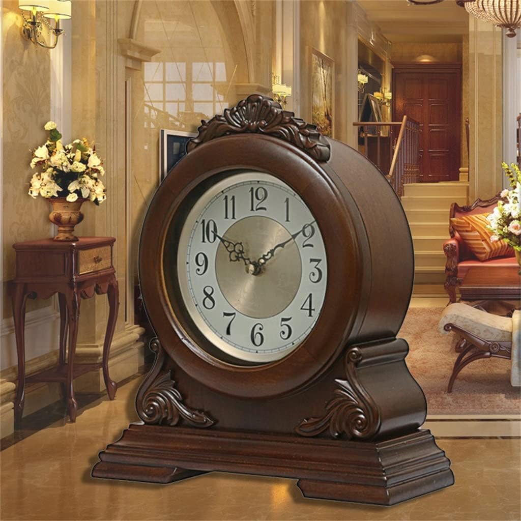 European Clock, Antique Wooden Living Room