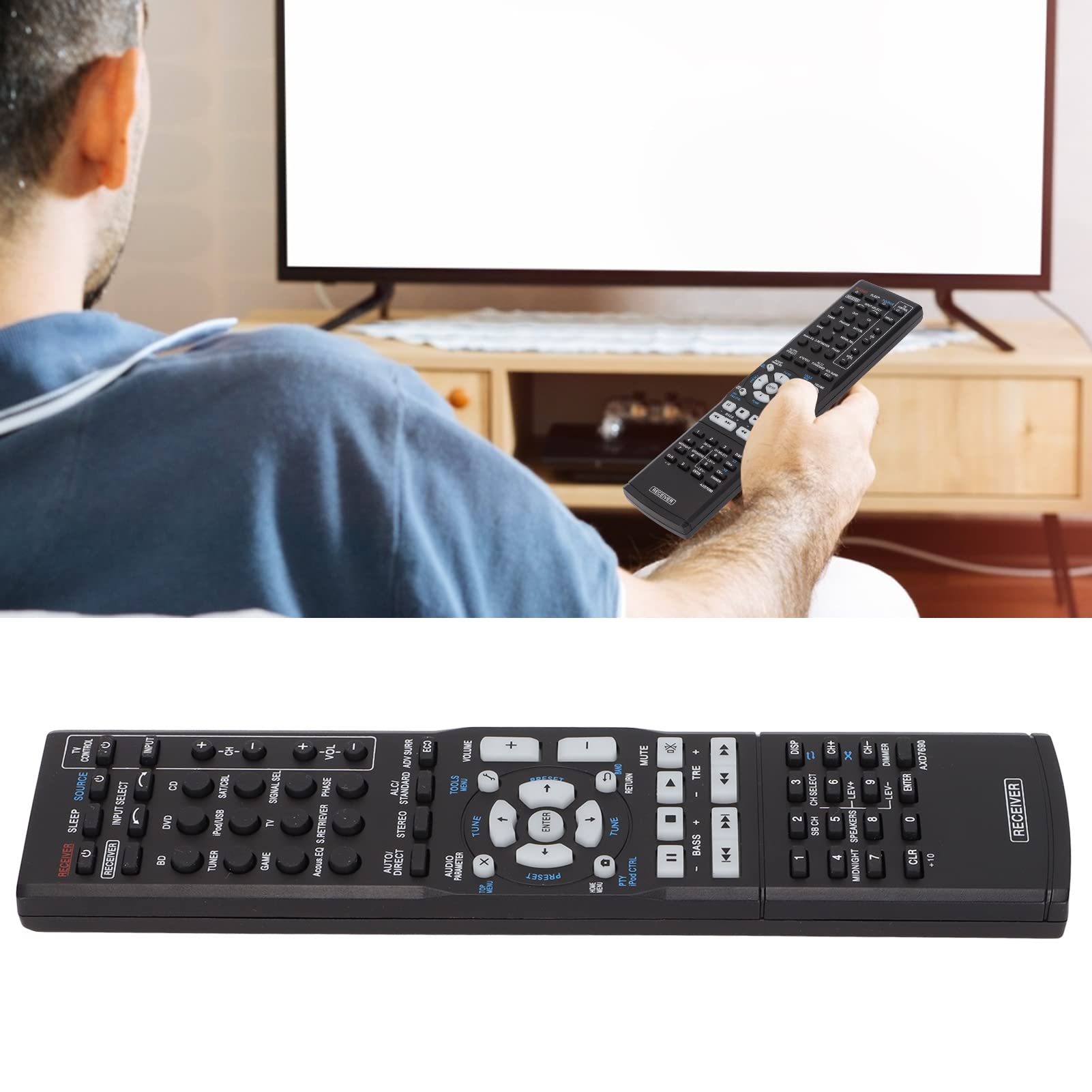 AXD7690 - Telecomando Di Ricambio Per Ricevitore AV Pioneer VSX-300 VSX