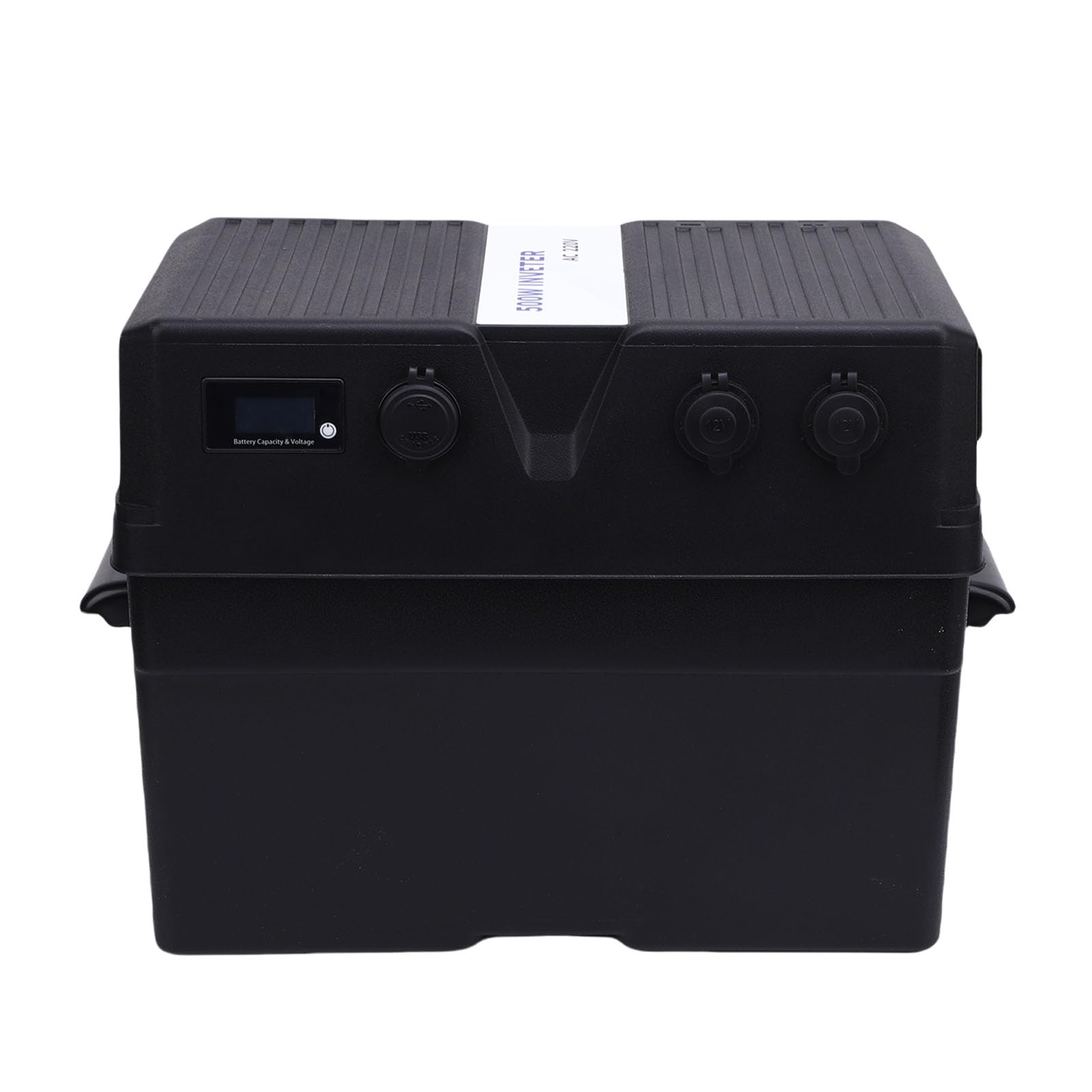 Marine Battery Box z Inteligentnym Zarządzaniem Silnikiem Trollingu, RV, Panel słoneczny. Dowód Deszczowy, Bezpieczne Przenośne Pudełko na łódź, Jacht, Samochód, Kemping,