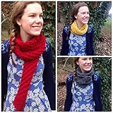7 Chunky Scarf Knitting Patterns (Easy Weekend Project): Easy-to-follow chunky scarf, infinity scarf and neck warmer patterns - knit a scarf in a weekend