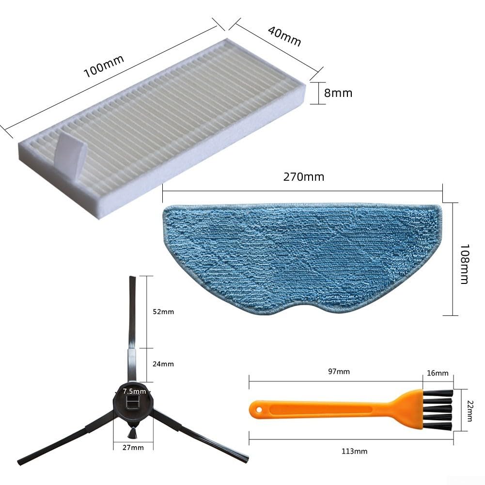 5 stuks vervangende filters voor EZVIZ RE4 RE4 Plus RE5 RE5 Plus