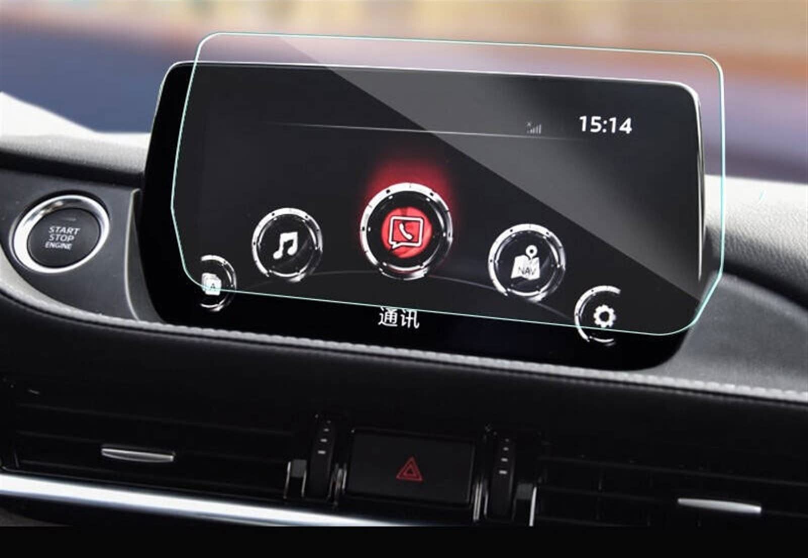 Verre Trempé Mazda 6 Anti-Rayures Protecteur d'Écran GPS Haute Transparence