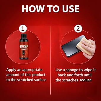 30G Screen Scratch Remover Paste & Polishing Kit,Lens Scratch Remover with Sponge,Phone Screen Scratch Repair Kit,Gentle Polishing & Quick Fix Cream,Repair Scratches for Phone,Glasses,Watch Glass
