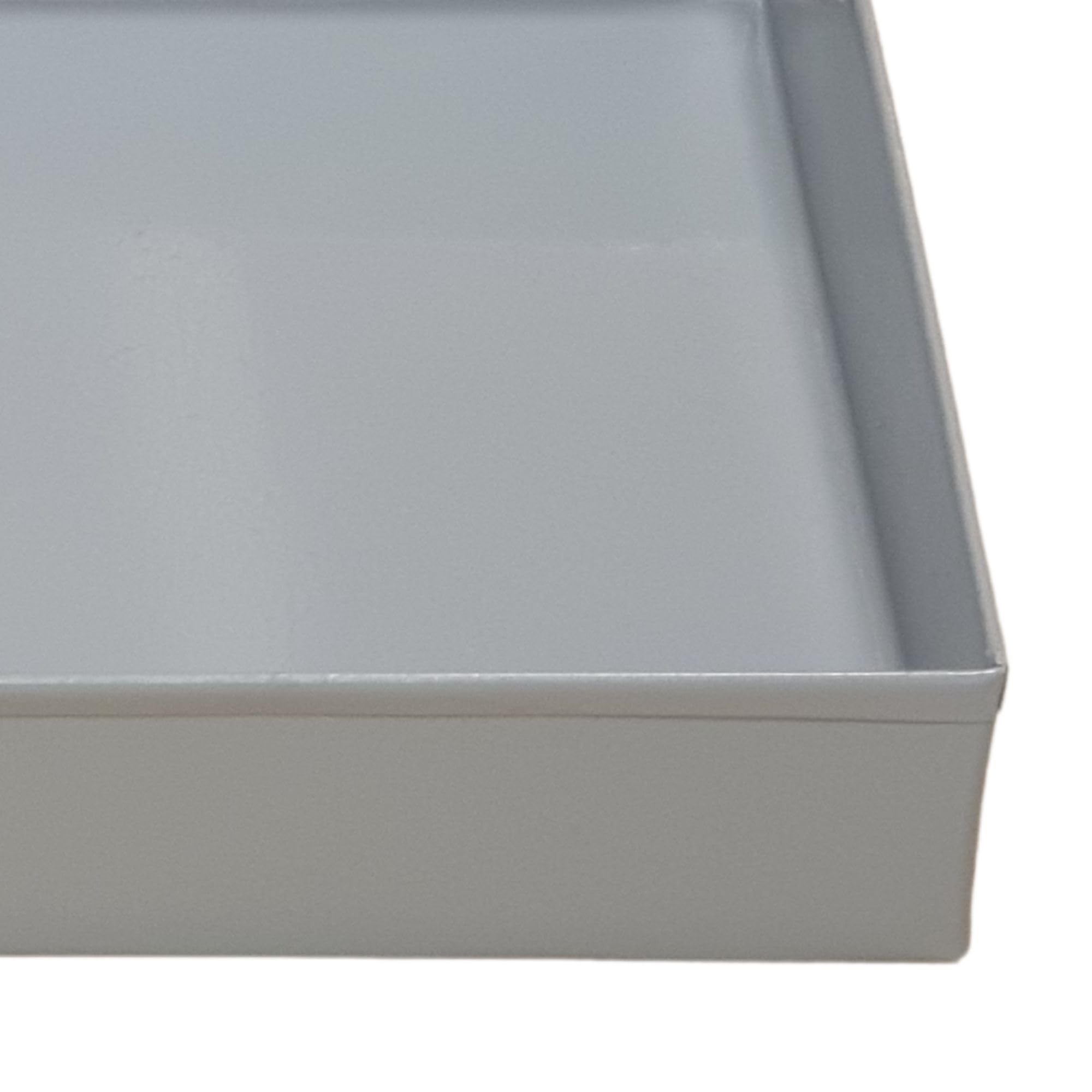 Marmorierwanne aus Metall – A4 & A3 | Marmorierbecken, Metallwanne, Tablett für Marmoriertechnik/Marbling Tray, Ebru Teknesi (DINA 4)