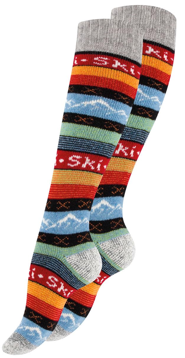 STARK SOUL Chaussettes de ski HYGGÈ avec laine - Chaussettes hautes