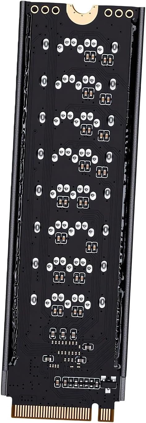 Karlak M.2 to Serial ATA 3.0 Adapter HighSpeed Expansion Card with 8 Ports for Massive Data Storage Solutions Aluminum Alloy for