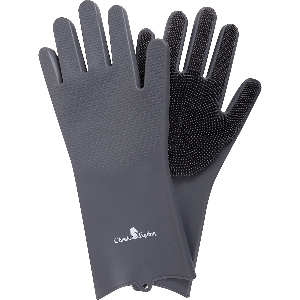 Classic Equine - Guantes de lavado para aseo