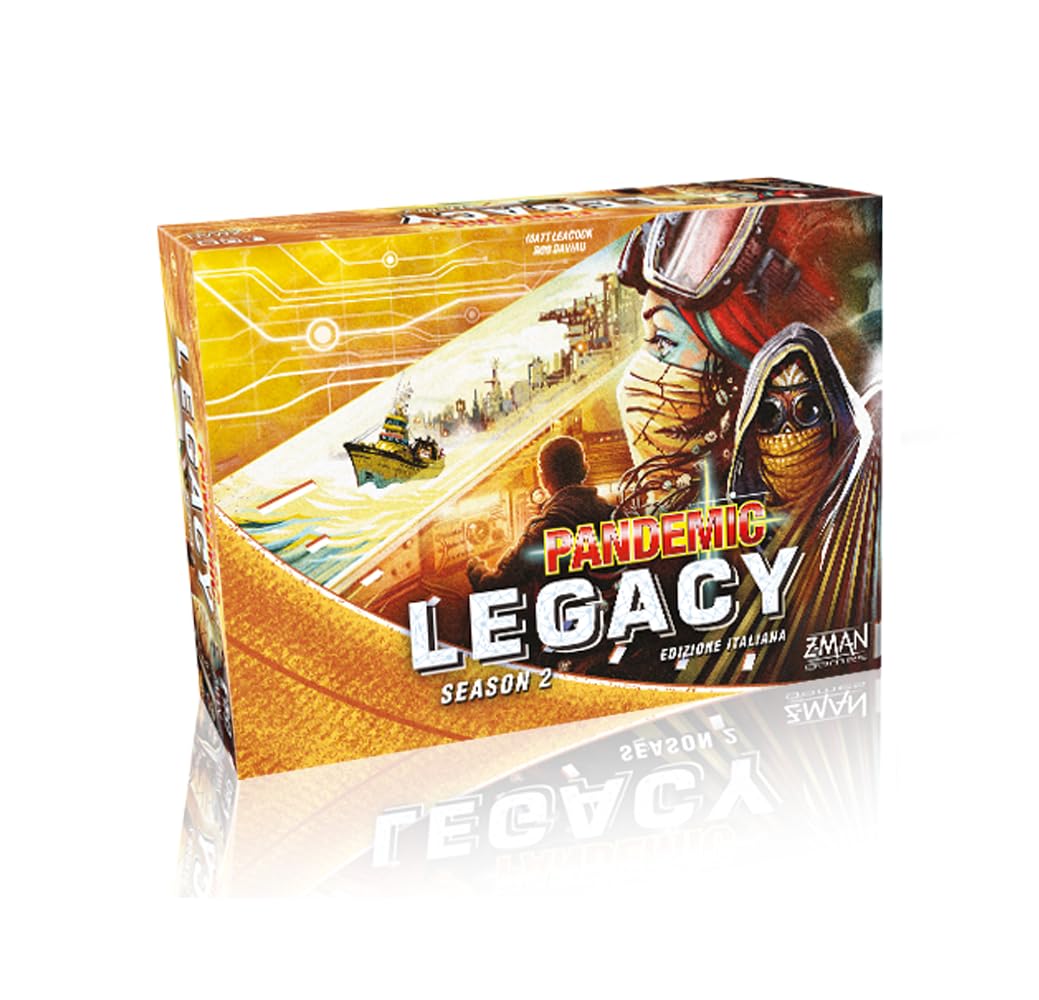 Asmodee Pandemic Legacy : Saison 2 (Boîte jaune) - Édition italienne