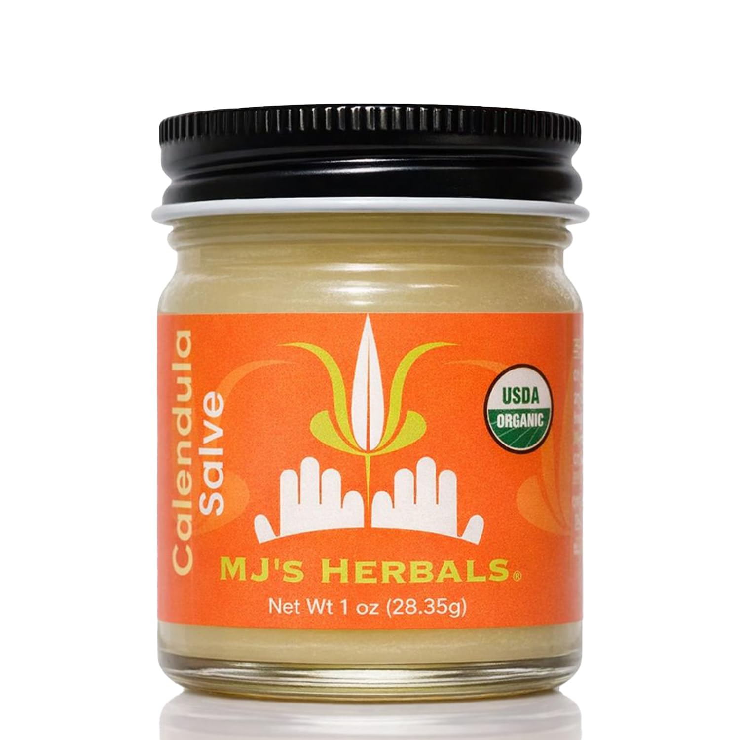 MJ's Herbals – Herbal Skin Care Ointment & Organic Moisturizing Balm for Everyday Skin Use, Versatile Skin Nourishment & Everyday Care - Calendula Salve 1 oz