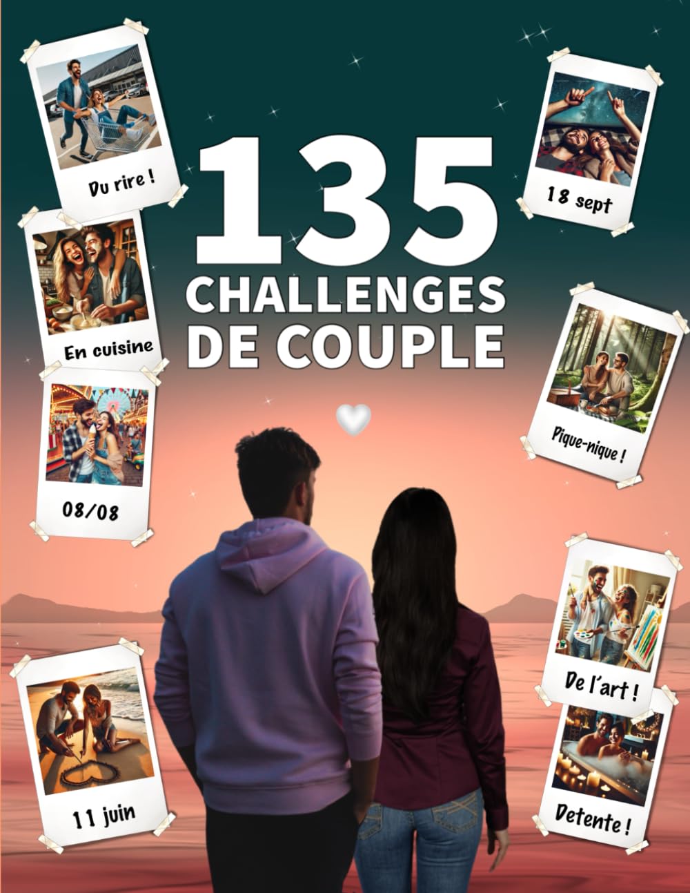 Challenge Couple : 135 défis à faire à deux pour renforcer vos liens I Un livre à remplir avec photos pour des moments romantiques et amusants | Livre ... complicité: Par Jimmy & Laura Astuces