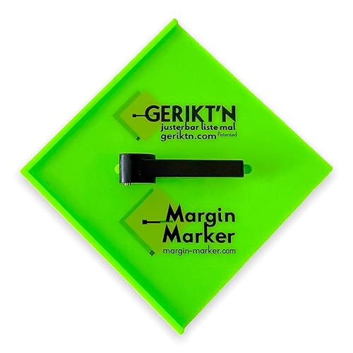 Marcador de márgenes - Gerikt'n Medidor de marcado ajustable, herramienta que ahorra tiempo para marcar con precisión a lo largo de bordes rectos,