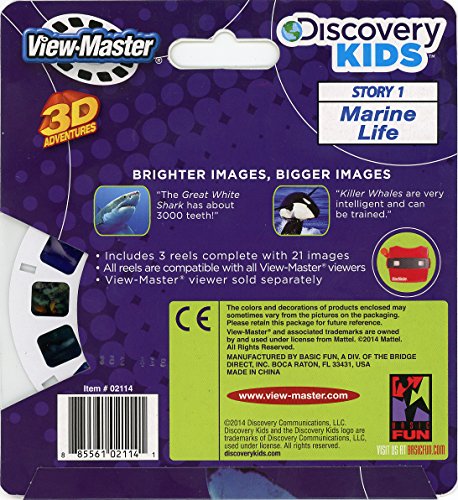3Dstereo Viewmaster 43201-31949 Discovery Kids Viewmaster 3D Marine Life - Full 3 Reel Set thumb #1