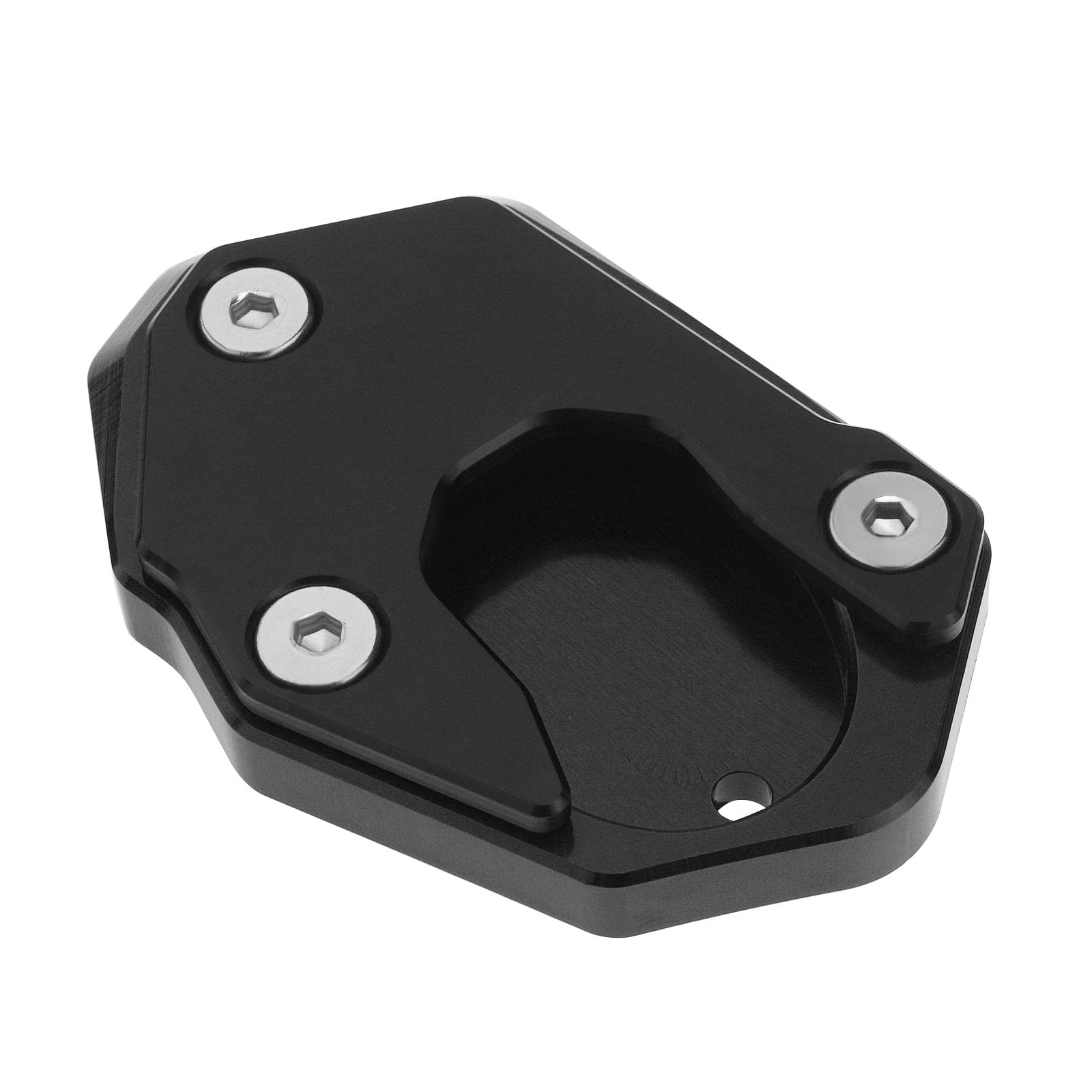 ECSiNG Aluminiowa podkładka przedłużająca do motocykla antypoślizgowa podstawka boczna powiększająca podkładka kompatybilna z Kawasaki Z900 Z650 2017-2021 Z1000 SX 2010-2020 ZX6R ZX10R ER6N ER6F