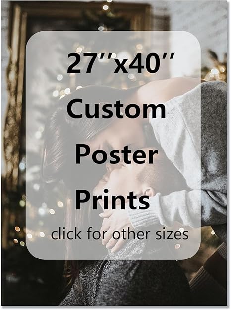 GZZFXXD Personalized Custom27''x40'' Canvas Prints with Your Photo/your Image Large Wallart Wall Decor for Bedroom Dining room Living room Children's room(Unframed)