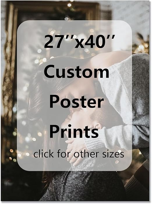 GZZFXXD Personalized Custom27''x40'' Canvas Prints with Your Photo/your Image Large Wallart Wall Decor for Bedroom Dining room Living room Children's room(Unframed)