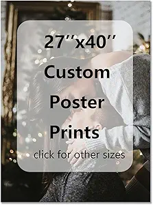 GZZFXXD Personalized Custom27''x40'' Canvas Prints with Your Photo/your Image Large Wallart Wall Decor for Bedroom Dining room Living room Children's room(Unframed)
