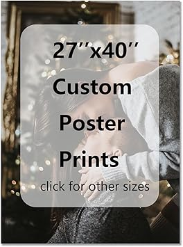 GZZFXXD Personalized Custom27''x40'' Canvas Prints with Your Photo/your Image Large Wallart Wall Decor for Bedroom Dining room Living room Children's room(Unframed)