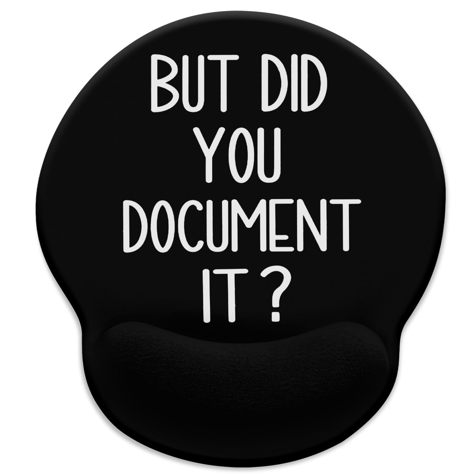 Blusabaca Funny Mouse Pad with Wrist Rest, Ergonomic Mouse Pads Wrist Support for Desk, Gaming Mousepad for Wireless Mouse Work Desk Accessories